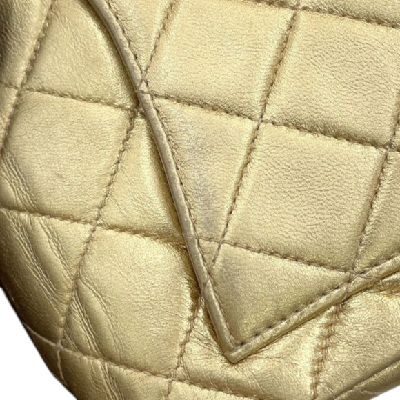 Pre-Loved Chanel Mini Square Classic Lambskin Single Flap - Picture 12 of 12